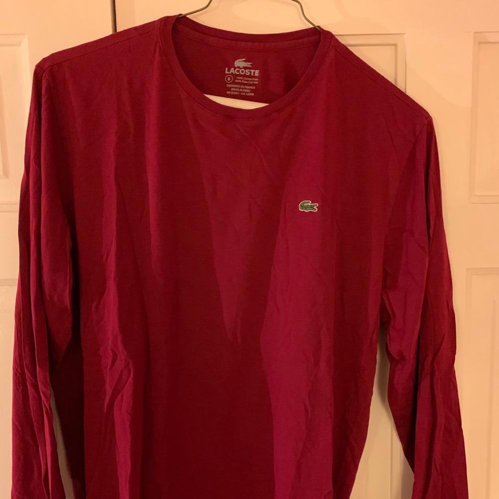 Lacoste long sleeve tshirt